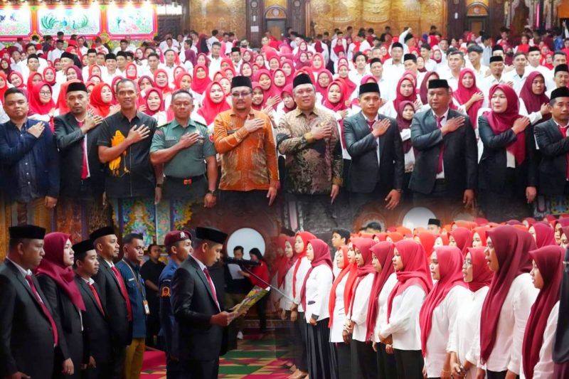 Bupati Konawe Utara Hadiri pelantikan PPS untuk pemilihan Kepala Daerah Serentak Tahun 2024, di Hotel Kubah 9 Kendari. MInggu, (26 Mei 2024).