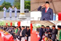 Dr. Ir. H. Ruksamin, ST. M. Si., IPU ASEAN Eng, menjadi Irup Hari Lahir Pancasila. Sabtu, (01/06/2024).