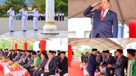 Dr. Ir. H. Ruksamin, ST. M. Si., IPU ASEAN Eng, menjadi Irup Hari Lahir Pancasila. Sabtu, (01/06/2024).