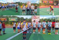 Kapolres Konut, AKBP Priyo Utomo, S.H., S.I.K membuka secara langsung turnamen tennis lapangan Mapolres Konut. Minggu, (2/6/24) sekira pukul 16.00 wita.