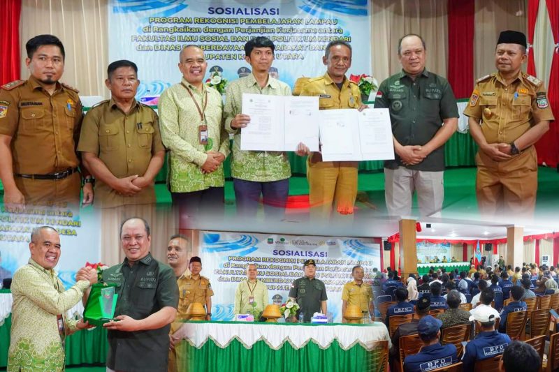 H. Ruksamin resmi membuka sosialisasi Program Rekognisi Pembelajaran Lampau (RPL) di Aula Anawai Ngguluri, Kantor Bupati Konut, 11 Juni 2024.