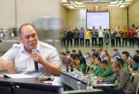 Bupati Konut, H. Ruksamin rakor bersama Direktur Jenderal Tata Ruang Kementerian ATR/BPN, Dwi Hariyawan, berlangsung di Sheraton Grand Jakarta, Jumat (21/6/2024).