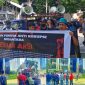 Massa aksi mendesak Komisi Pemberantasan Korupsi  segera menangkap dan menahan Aswad Sulaiman di depan kantor KPK RI. Senin, (08/7/2024). 