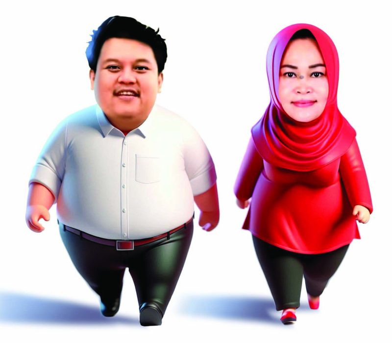 Yudhianto Mahardika (kanan) dan Nirna Lachmuddin (kiri).