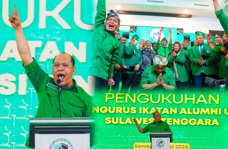 Dr. Ir. H. Ruksamin, ST., M.Si., IPU., ASEAN Eng, resmi dilantik sebagai Ketua IKA UMI Sultra. Sabtu, (27/07/2024).