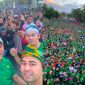 Puluhan ribu peserta Sultra Run IKA UMI 2024 membludak padati Eks MTQ Kendari. Minggu, (28/07/2024). 