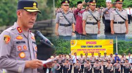 Kapolres Konawe Utara, AKBP Priyo Utomo, S.H., S.I.K pimpin sertijab dan pengukuhan Kasiwas, bertempat dilapangan apel mapolres konut, senin (29/7/2024) sekira pukul 09.00 wita.