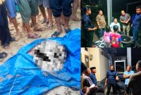 Polsek Lasolo dipimpin Kapolsek Iptu Andi Muhammad Taufan, S.H bersama anggotanya tinjau TKP dan Keluarga korban. Selasa, (30/07/2024).