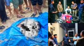 Polsek Lasolo dipimpin Kapolsek Iptu Andi Muhammad Taufan, S.H bersama anggotanya tinjau TKP dan Keluarga korban. Selasa, (30/07/2024).