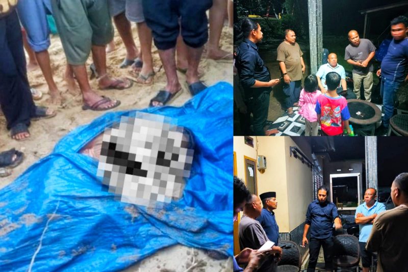 Polsek Lasolo dipimpin Kapolsek Iptu Andi Muhammad Taufan, S.H bersama anggotanya tinjau TKP dan Keluarga korban. Selasa, (30/07/2024).