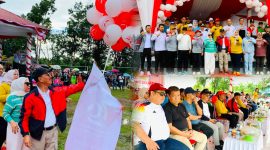 Bupati H Surunuddin Dangga, ST membuka secara resmi Pekan Olahraga dan Seni.