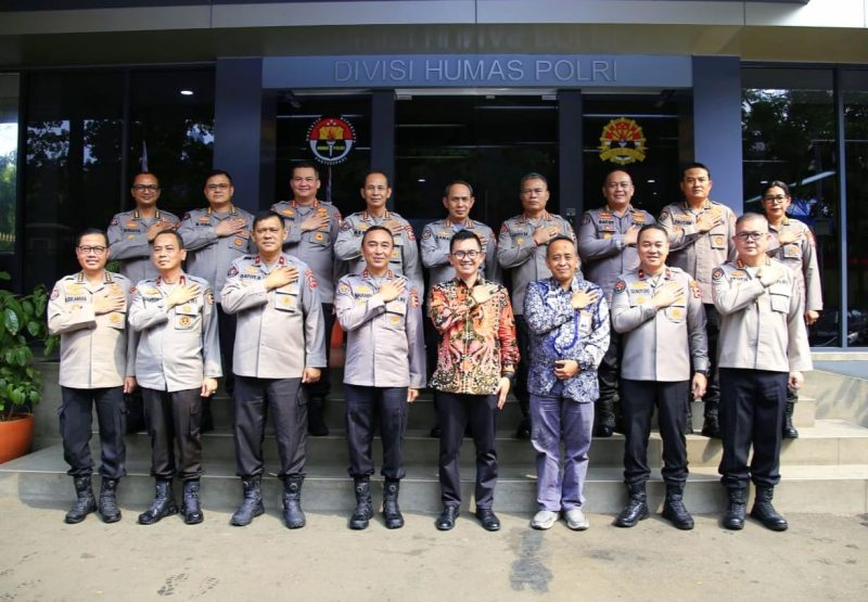 LAN Bersama Polri jalin Sinergitas di Gedung Divisi Humas Polri, hari ini (02/08/2024).
