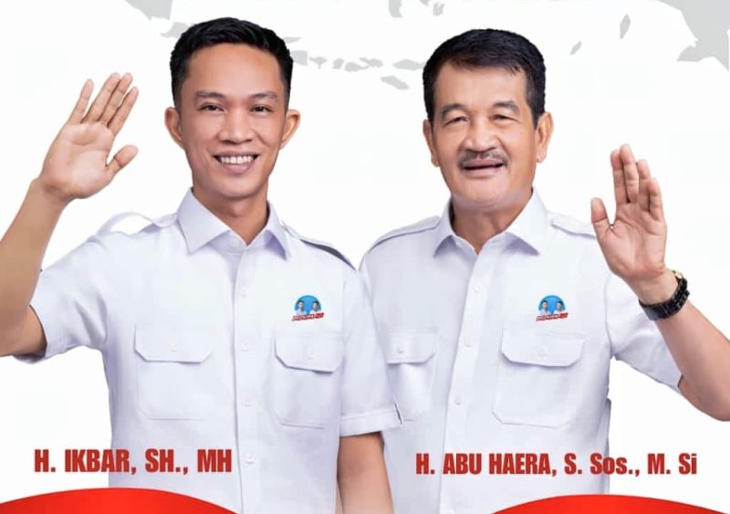 Bakal Paslon Bupati dan Wakil Bupati Konawe Utara, Ikbar - Abuhaera.