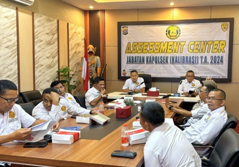 Biro SDM Polda Sultra pimpin pelaksanaan Assessment Center untuk jabatan Kapolsek. Rabu, (13/08/2024).