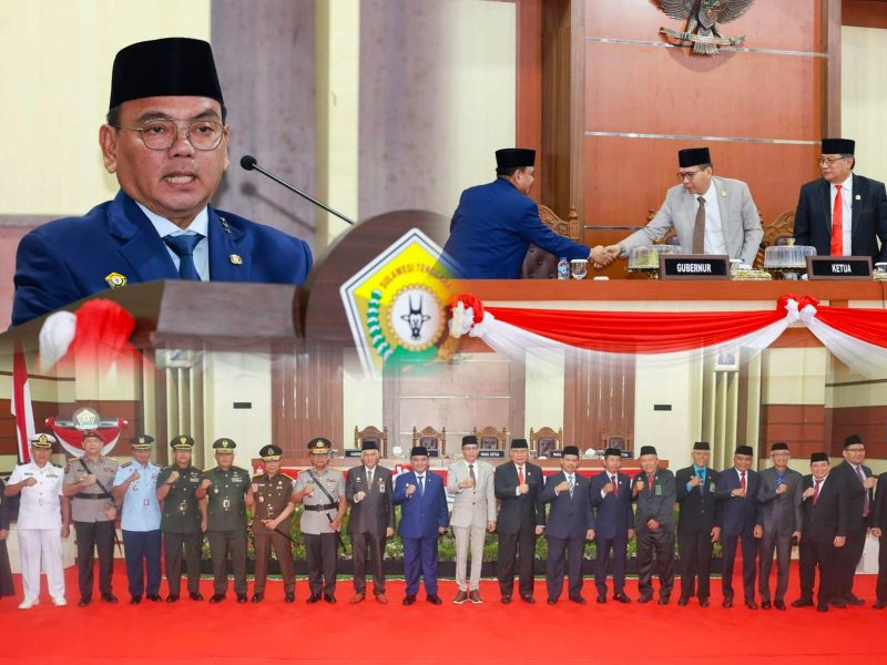 Andap Budhi Revianto ikuti rapat paripurna istimewa mendengarkan Pidato Kenegaraan Presiden Republik Indonesia secara virtual dalam rangka HUT ke-79 kemerdekaan Republik Indonesia, Jumat (16/08/2024).