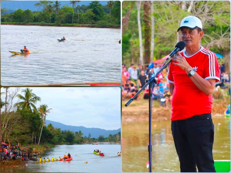 Wabup Konut, H. Abuhaera, resmi membuka lomba balap Katinting tingkat kabupaten dan balap Perahu Dayung tingkat Kecamatan Asera di pelabuhan Desa Puuwanggudu. Kamis, (22/08/2024).