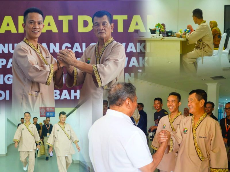 Paslon Bupati dan Wakil Bupati Konawe Utara, Ikbar-Abuhaera jalani pemeriksaan kesehatan di RSUD Bahteramas. Sabtu, (31/08/2024).