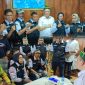 Ketua Komp Adeksi Sultra, Wa Ode Rinaliah, S. Sos, audiens dengan pasangan calon Gubernur Sultra H. Ruksamin. 