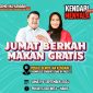 Paslon Yhudi-Nirna gelar Jum'at Berkah Makan Gratis.