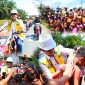 Kunjungan Bupati Simalungun, Radiapoh Hasiholan Sinaga, SH., MH, dengan mengendarai motor trail melintasi Kecamatan Silou Kahean, Kabupaten Simalungun, disambut hangat masyarakat. Jumat (06/09/2024).