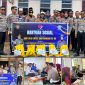 Satuan Lalu Lintas (Satlantas) Polres Konawe Utara menggelar berbagai kegiatan sosial kemasyarakatan sambut hari lalu lintas bhayangkara Ke-69 Tahun.