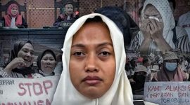 Guru Supriyani di Kursi Pesakitan. Foto Istimewa Fakta tvOne.