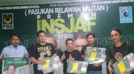 Preman Insjaf terus masif memperkuat dukungan program kerja Pasangan Tagline Harus Selaras kepada masyarakat wawotobi. Sabtu (12/10/2024).