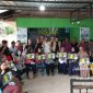 Gabungan relawan dari enam kecamatan yakni Wawotobi, Unaaha, Tongauna, Anggaberi, Konawe, dan Meluhu, Kawal pemenangan Ruksamin-Sjafei di Konawe. Senin (14/10/2024).