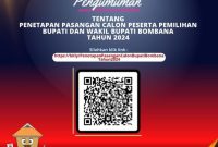PENGUMUMAN PENETAPAN PASANGAN CALON