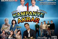 Kampanye Akbar, Paslon Bupati dan Wakil Bupati Konawe Utara, Ikbar-Abuhaera.