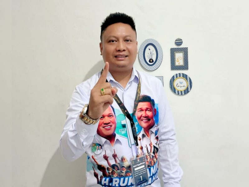 Juru Bicara Pasangan Calon Gubernur dan Wakil Gubernur Sultra, Nomor Urut Satu, Ruksamin-Sjafei, Midun Makati. 
