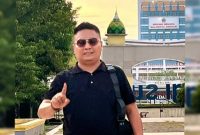 Juru Bicara Pasangan Calon Gubernur dan Wakil Gubernur Sultra, Nomor Urut Satu, Ruksamin-Sjafei, Midun Makati. 