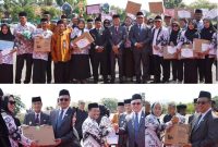 Peringati HGN Ke-30, Bupati Konut, H.  Ruksamin Apresiasi 18 Guru Penggerak Angkatan 10, dengan menyerahkan Laptop Gratis. Senin (25/11/2024).