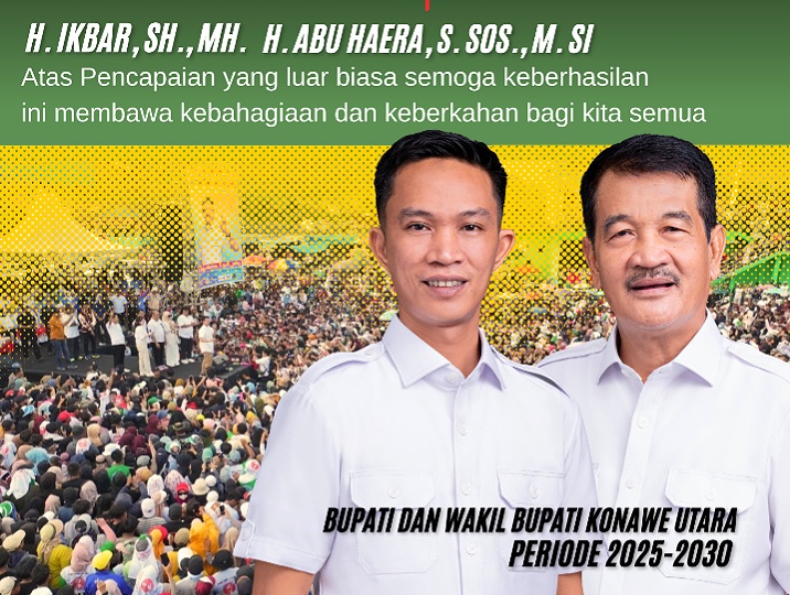 Pasangan Ikbar-Abuhaera Nomor Urut 1.
