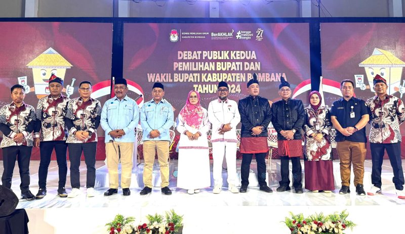 Foto Bersama usai Debat Publik 2 Pilkada Bombana 2024