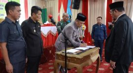 Ruksamin teken APBD Kabupaten Konawe Utara tahun 2025 sebesar Rp1,43 triliun.