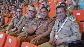 Drs. La Ode Saifuddin, M.Si, menghadiri Rapat Koordinasi Nasional (Rakornas) Pemerintah Pusat dan Daerah Tahun 2024.