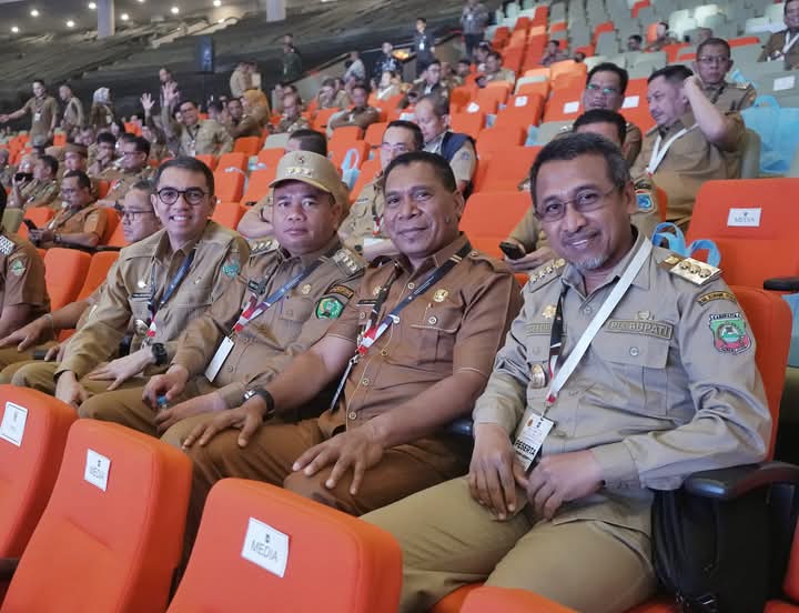 Drs. La Ode Saifuddin, M.Si, menghadiri Rapat Koordinasi Nasional (Rakornas) Pemerintah Pusat dan Daerah Tahun 2024.