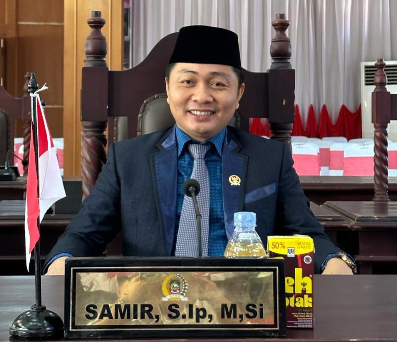 Ketua Komisi III Dewan Perwakilan Rakyat Daerah (DPRD) Konawe Utara (Konut), Samir, S.IP., M.Si., 