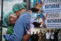 Bakti Sosial Operasi Katarak Gratis di BLUD Rumah Sakit Konawe Utara. Senin, (06/01/2025).