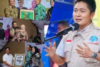 Ketua Komisi III Dewan Perwakilan Rakyat Daerah (DPRD) Konawe Utara, Samir, S.IP., M.Si (Kanan rompi cream) dan Sertijab Kapolres Konut.