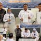 Ketua Kadin Sulawesi Tenggara (Sultra), Anton Timbang, dan Kepala Bulog Sultra, Sitti Mardati Saing, menandatangani nota kesepahaman (MoU) di kantor Bulog Sultra. Senin, (20/01/2025).