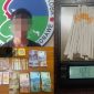Tersangka AS (15) bersama Barang Bukti (BB) Diamankan Satreskoba Polres Konawe.