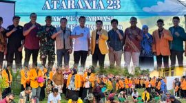 Ketua Komisi III DPRD Konut, Samir, S.IP., M.Si turut mengikuti pembukaan Baksos berlangsung dilaksanakan pada Kamis, 23 Januari 2025, bertempat di Lapangan Desa Taipa, Kecamatan Lembo, Konawe Utara.