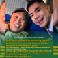 Momen berpose bersama pertemuan Ruksamin bersama Agus, Pramugara Batik Air di Udara.