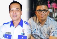 Ketua PPWI Sultra, La Songo (Kanan) dan Ketua Aktivis Senior, Karmin (Kiri).