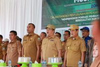 Bupati Konawe Utara, H. Ruksamin membuka langsung musrenbang RKPD 2026 di enam kecamatan berlangsung pada Senin, 10 Februari 2025.