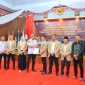 Penetapan Bupati dan Wakil Bupati Konawe Utara, Ikbar-Abuhaera berlangsung dalam rapat pleno terbuka di Aula Kantor KPU Konut, Kelurahan Wanggudu, Kecamatan Asera, pada Rabu (5/2/2025)