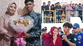 Bojes dan Lia, Kisah mereka menjadi viral setelah insiden di Pelabuhan Passarang, Majene, Sabtu (08/02/2025).