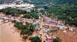 Banjir besar melanda Konawe Utara, merendam 19 desa di enam kecamatan, termasuk Andowia, Asera, Wiwirano, Landawe, Langgikima, dan Oheo. Juli 2024.